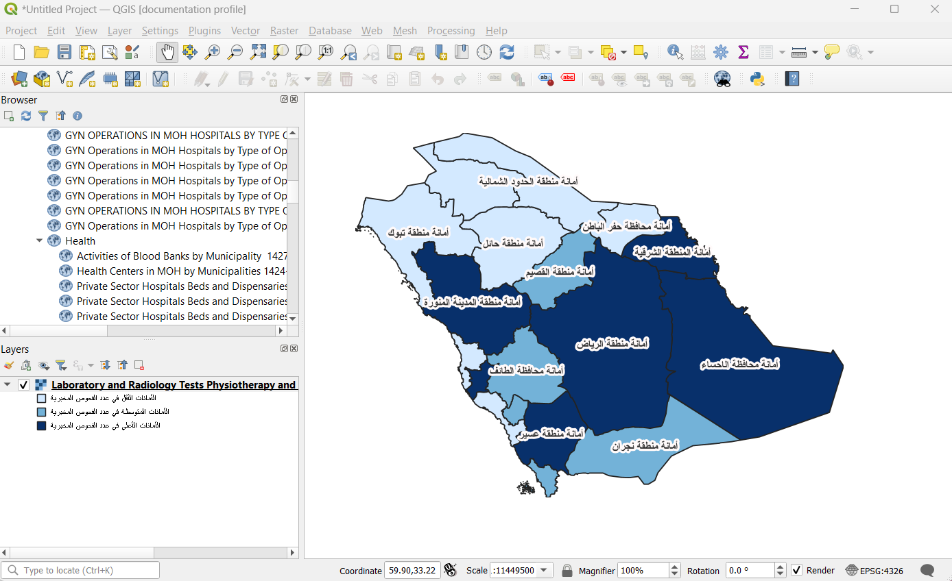 Display on QGIS alt text